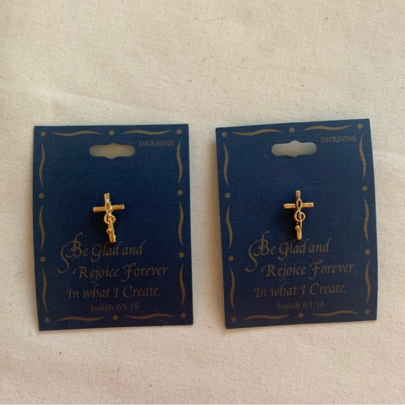 Assorted Christian Lapel Pins   Pack of 12  Vintage 1990's - Picture 4 of 7